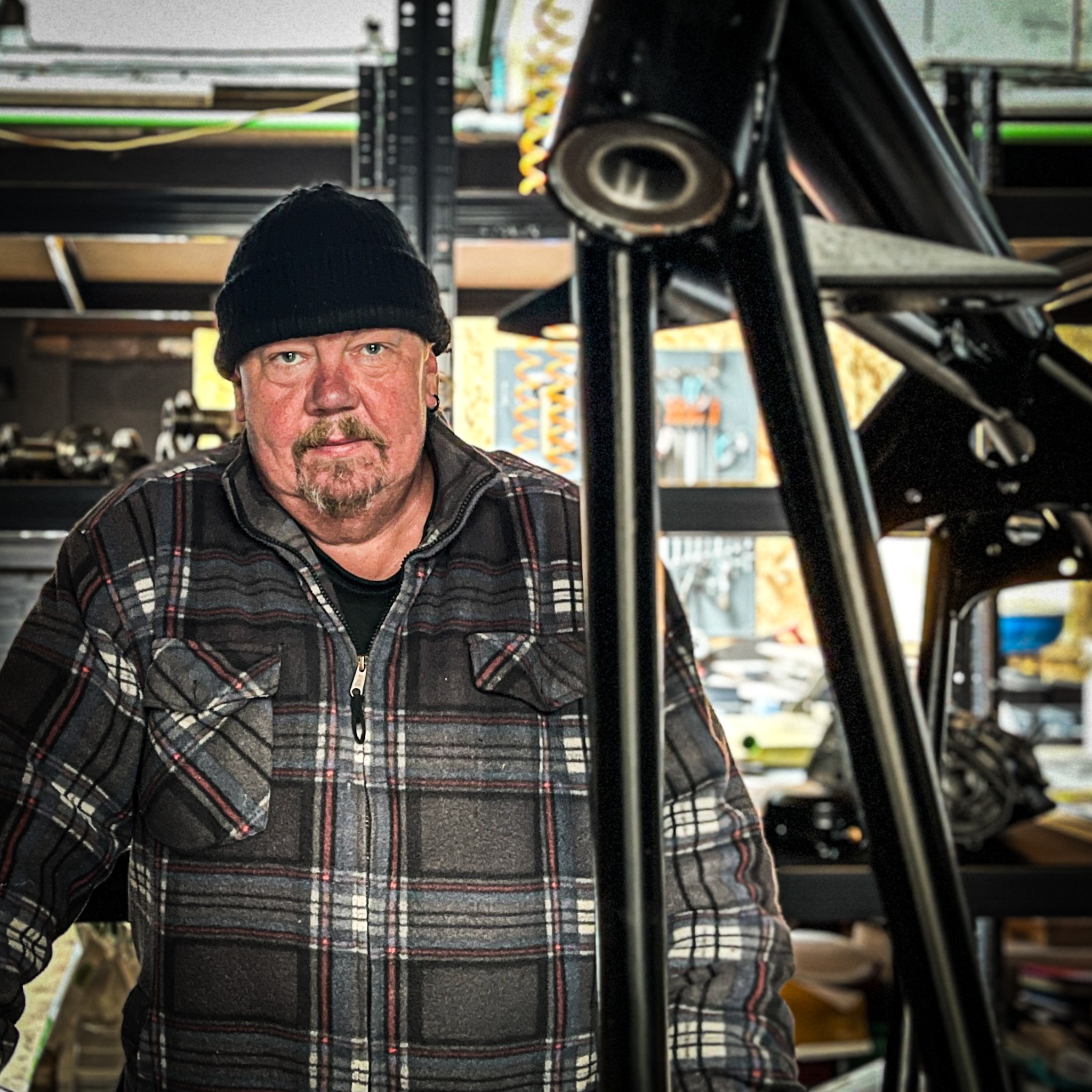 Neil King with his Norton Commando project